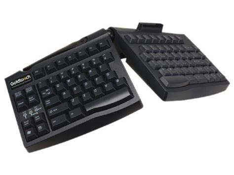 goldtouch ergonomic smart card keyboard usb black by ergoguys|goldtouch ergonomic split keyboard.